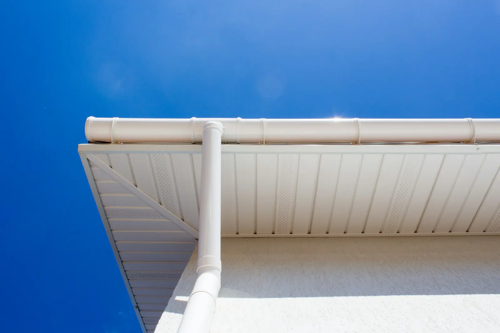 New gutters on a home